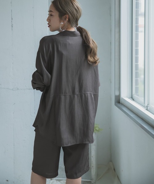 ITEMS URBANRESEARCH(アイテムズ アーバンリサーチ)の「CPOシャツ(シャツ/ブラウス・レディース・ブラウン/ベージュ・FREE)」の13枚目の写真