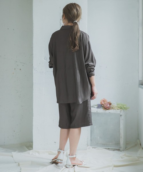 ITEMS URBANRESEARCH(アイテムズ アーバンリサーチ)の「CPOシャツ(シャツ/ブラウス・レディース・ブラウン/ベージュ・FREE)」の9枚目の写真