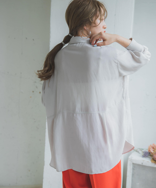 ITEMS URBANRESEARCH(アイテムズ アーバンリサーチ)の「CPOシャツ(シャツ/ブラウス・レディース・ブラウン/ベージュ・FREE)」の19枚目の写真