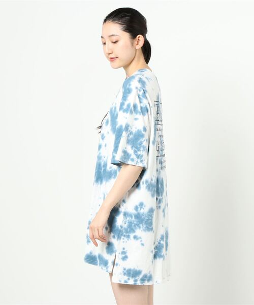 WEGO（ウィゴー）の「WEGO/タイダイバックロゴワンピース（ワンピース・レディース・ピンク/ブルー/グリーン・FREE）」の6枚目の写真