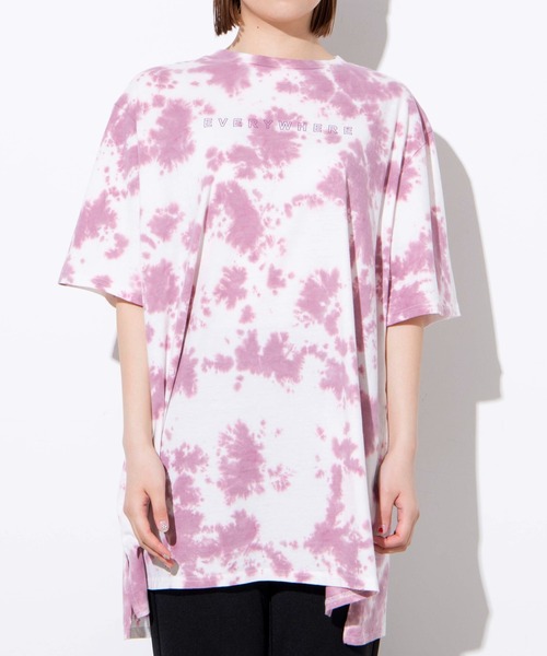 WEGO（ウィゴー）の「WEGO/タイダイバックロゴワンピース（ワンピース・レディース・ピンク/ブルー/グリーン・FREE）」の16枚目の写真