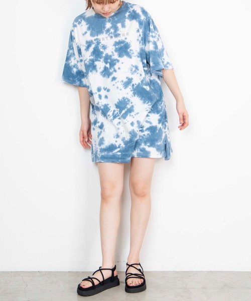 WEGO（ウィゴー）の「WEGO/タイダイバックロゴワンピース（ワンピース・レディース・ピンク/ブルー/グリーン・FREE）」の15枚目の写真
