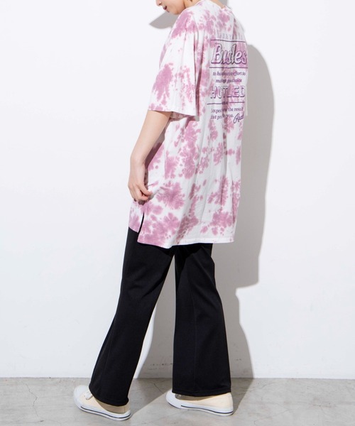 WEGO（ウィゴー）の「WEGO/タイダイバックロゴワンピース（ワンピース・レディース・ピンク/ブルー/グリーン・FREE）」の7枚目の写真