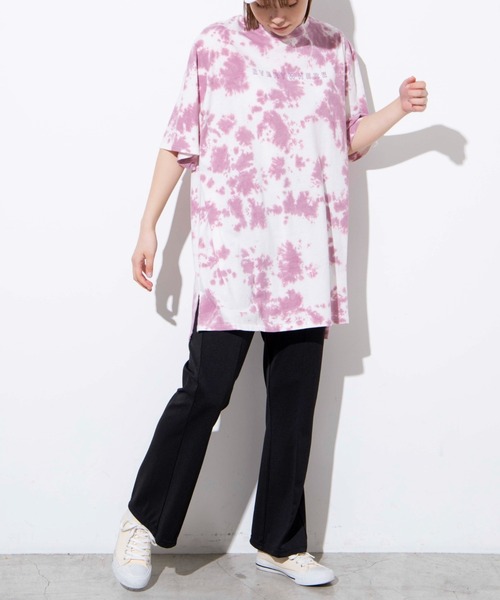 WEGO（ウィゴー）の「WEGO/タイダイバックロゴワンピース（ワンピース・レディース・ピンク/ブルー/グリーン・FREE）」の17枚目の写真