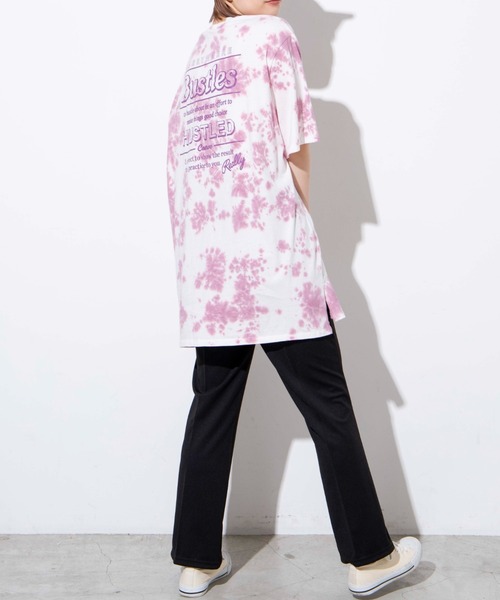 WEGO（ウィゴー）の「WEGO/タイダイバックロゴワンピース（ワンピース・レディース・ピンク/ブルー/グリーン・FREE）」の5枚目の写真