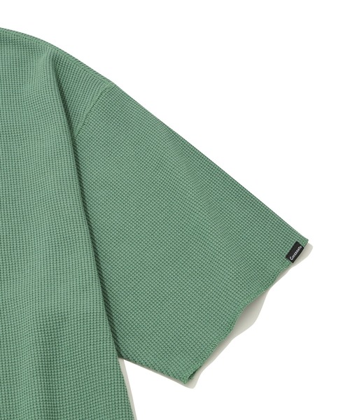 COVERNAT（カバーナット）の「【COVERNAT】HENRY NECK S/S TEE / カバーナット ヘンリーネック ワッフル Tシャツ（Tシャツ/カットソー・メンズ・ブラック/オレンジ/グリーン・SMALL/MEDIUM/LARGE）」の17枚目の写真