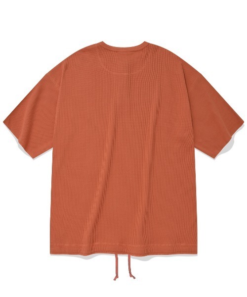 COVERNAT（カバーナット）の「【COVERNAT】HENRY NECK S/S TEE / カバーナット ヘンリーネック ワッフル Tシャツ（Tシャツ/カットソー・メンズ・ブラック/オレンジ/グリーン・SMALL/MEDIUM/LARGE）」の21枚目の写真