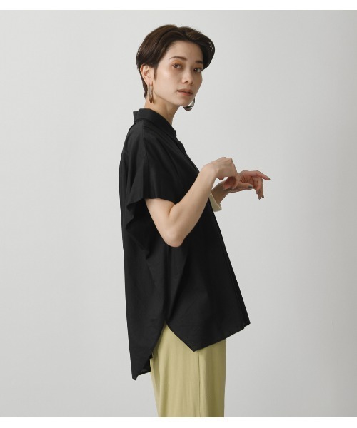 MEER. DRAPE BLOUSE ドレープブラウス 受注販売 】DRAPE CAPE BLOUSE / PUFF SLEEVE OVER BLOUSE