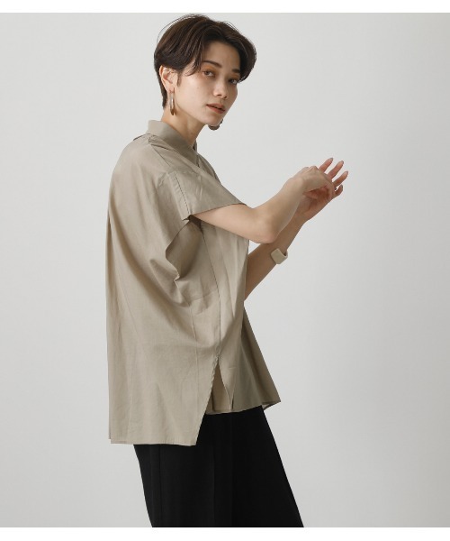 MEER. DRAPE BLOUSE ドレープブラウス MEER. DRAPE BLOUSE ドレープブラウス