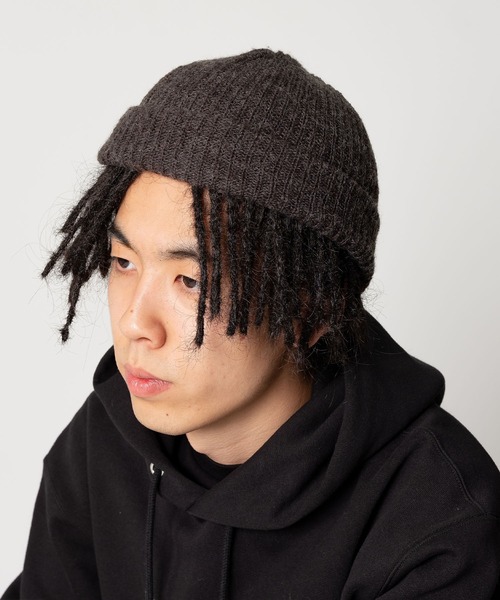 BEDWIN & THE HEARTBREAKERS(ベドウィン アンド ザ ハートブレイカーズ)の「DRALON WATCH CAP "ROBERT"(ニットキャップ/ビーニー・メンズ・オリーブ/ブラウン/チャコール/ブラック・FREE)」の3枚目の写真