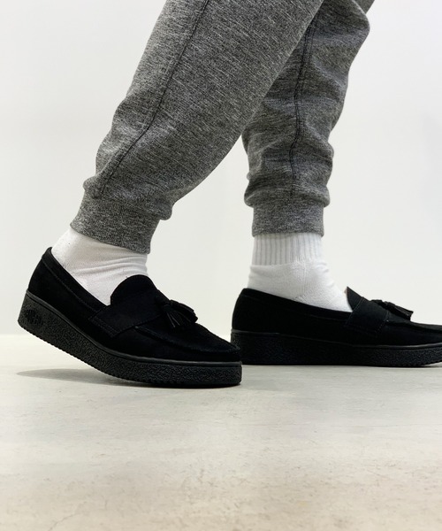 MANEBU（マネブ）の「MANEBU TASSEL LOAFER MNB-002CR（スニーカー・メンズ・ブラック/ベージュ・41/42/40）」の2枚目の写真