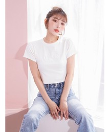 エンボスタイトTシャツ