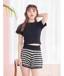 エンボスタイトTシャツ