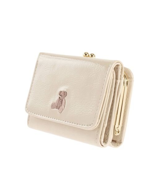 merry jenny（メリージェニー）の「bearエナメルミニウォレット（財布・レディース・ベージュ/ブルー/アイボリー/ボルドー・FREE）」の8枚目の写真