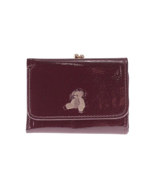 merry jenny（メリージェニー）の「bearエナメルミニウォレット（財布・レディース・ベージュ/ブルー/アイボリー/ボルドー・FREE）」の13枚目の写真