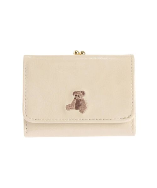 merry jenny（メリージェニー）の「bearエナメルミニウォレット（財布・レディース・ベージュ/ブルー/アイボリー/ボルドー・FREE）」の9枚目の写真