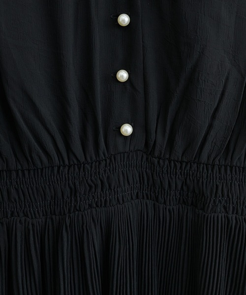 natural couture(ナチュラルクチュール)の「【WEB限定】前後2WAYカシュクール細プリーツワンピース(ワンピース・レディース・ブラック/ミント/ピンク/その他2/その他1/ベージュ・FREE)」の11枚目の写真