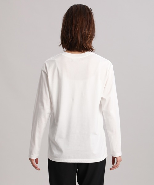 Maison de Beige（メゾンドベージュ）の「《Maison de Beige》ロゴカットソー（Tシャツ/カットソー・レディース・オフホワイト/スミクロ・9号）」の8枚目の写真