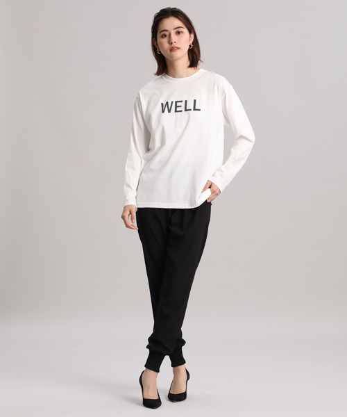 Maison de Beige（メゾンドベージュ）の「《Maison de Beige》ロゴカットソー（Tシャツ/カットソー・レディース・オフホワイト/スミクロ・9号）」の7枚目の写真