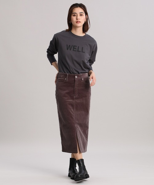 Maison de Beige（メゾンドベージュ）の「《Maison de Beige》ロゴカットソー（Tシャツ/カットソー・レディース・オフホワイト/スミクロ・9号）」の10枚目の写真