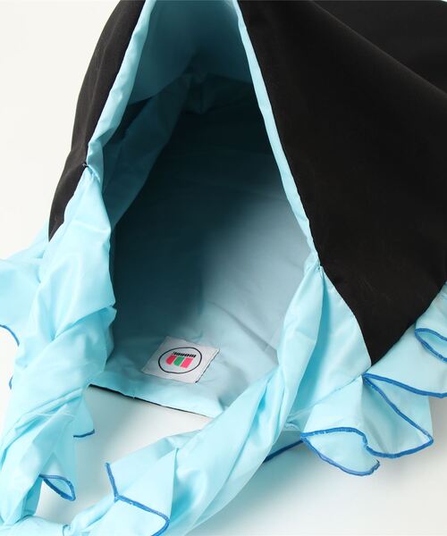 MONDEWORK（モンドワーク）の「FRILL TOTE/ リバーシブル フリルトート（トートバッグ・レディース・ブラック/オフホワイト/ブルー/グリーン/ピンク/グレー・ONE SIZE）」の14枚目の写真