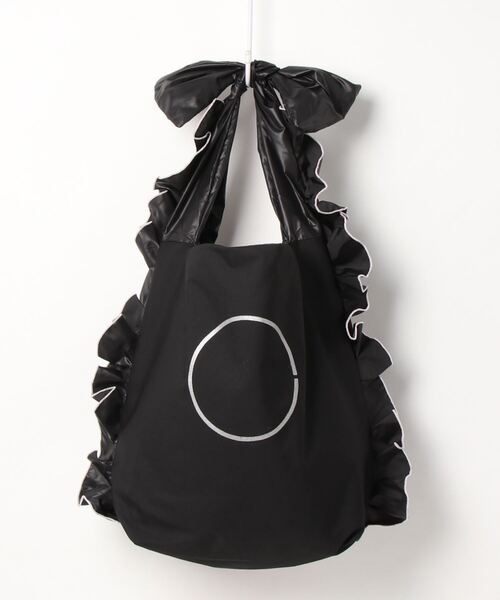 MONDEWORK（モンドワーク）の「FRILL TOTE/ リバーシブル フリルトート