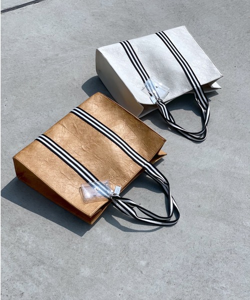 loti（ロティ）の「WEB限定 loti ラインハンドルトート（トートバッグ・レディース・オフホワイト・FREE）」の11枚目の写真