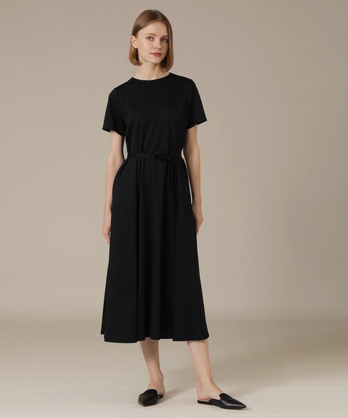 MACKINTOSH LONDON（マッキントッシュ ロンドン）の「モクロディニットジャージワンピース（ワンピース・レディース・キャメル/ネイビー・40/38）」の3枚目の写真