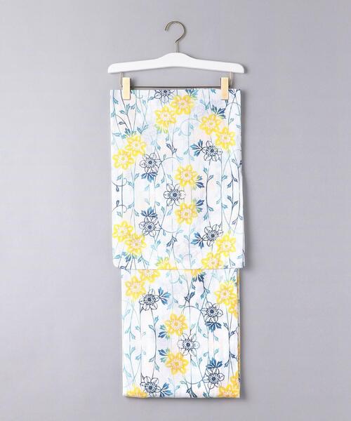 UNITED ARROWS(ユナイテッドアローズ)の「<三勝(さんかつ)>浴衣 小花▲(浴衣・レディース・イエロー・MEDIUM)」の1枚目の写真