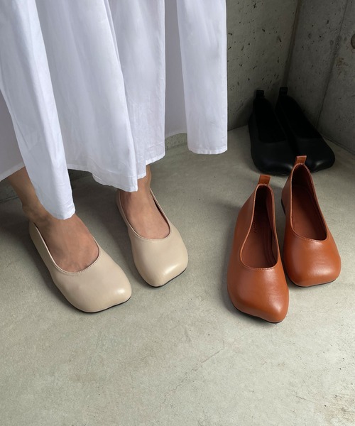 rectangle（レクタングル）の「マメパンプス（パンプス・レディース・ブラック/ブラウン/グレイッシュベージュ・SMALL/MEDIUM/LARGE）」の8枚目の写真