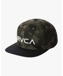 RVCA メンズ RVCA TWILL SNAPBACK II キャップ【2021年秋冬モデル】/ルーカ帽子