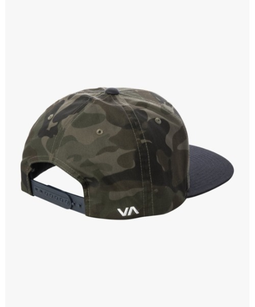 RVCA（ルーカ）の「RVCA メンズ  RVCA TWILL SNAPBACK II キャップ【2021年秋冬モデル】/ルーカ帽子（キャップ・メンズ・カモフラージュ/ブラック×グレー/ネイビー/グレー・FREE）」の19枚目の写真