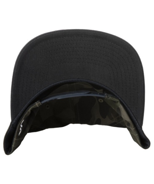 RVCA（ルーカ）の「RVCA メンズ  RVCA TWILL SNAPBACK II キャップ【2021年秋冬モデル】/ルーカ帽子（キャップ・メンズ・カモフラージュ/ブラック×グレー/ネイビー/グレー・FREE）」の6枚目の写真