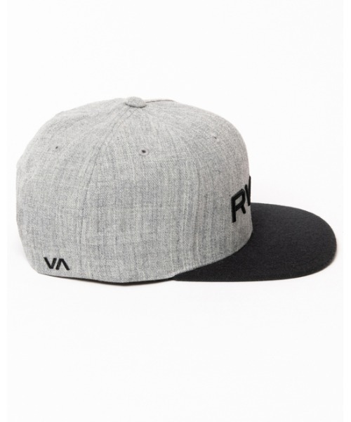 RVCA（ルーカ）の「RVCA メンズ  RVCA TWILL SNAPBACK II キャップ【2021年秋冬モデル】/ルーカ帽子（キャップ・メンズ・カモフラージュ/ブラック×グレー/ネイビー/グレー・FREE）」の10枚目の写真