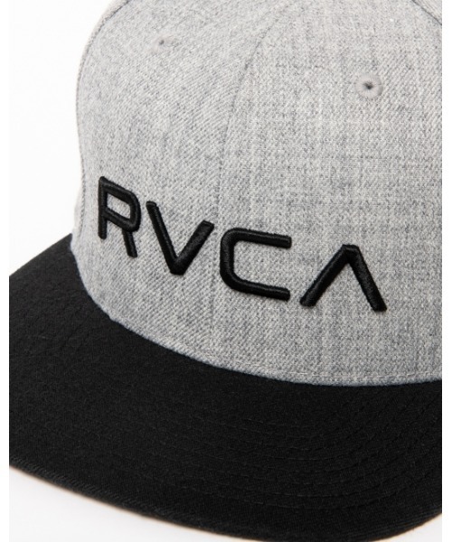 RVCA（ルーカ）の「RVCA メンズ  RVCA TWILL SNAPBACK II キャップ【2021年秋冬モデル】/ルーカ帽子（キャップ・メンズ・カモフラージュ/ブラック×グレー/ネイビー/グレー・FREE）」の11枚目の写真
