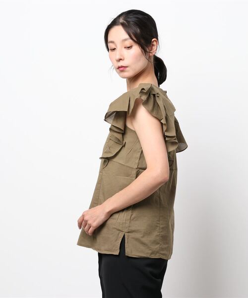 Te chichi（テチチ）の「タックフリルスリーブブラウス（シャツ