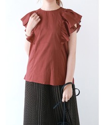 Te chichi | タックフリルスリーブブラウス(シャツ/ブラウス)