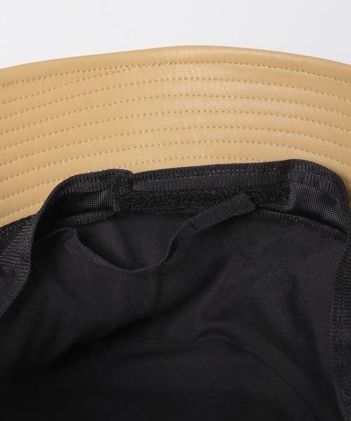 SENSE OF PLACE by URBAN RESEARCH（センスオブプレイスバイアーバンリサーチ）の「フェイクレザーバケットハット（ハット・レディース・ブラック/ベージュ/アイボリー・ONE）」の18枚目の写真