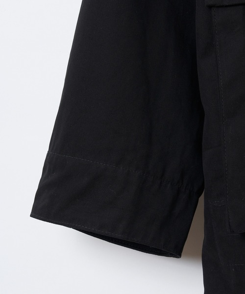 HINSON（ヒンソン）の「【HINSON/ヒンソン】別注ハンティングジャケット（カバーオール・メンズ・ブラック/グリーン・MEDIUM/LARGE）」の5枚目の写真