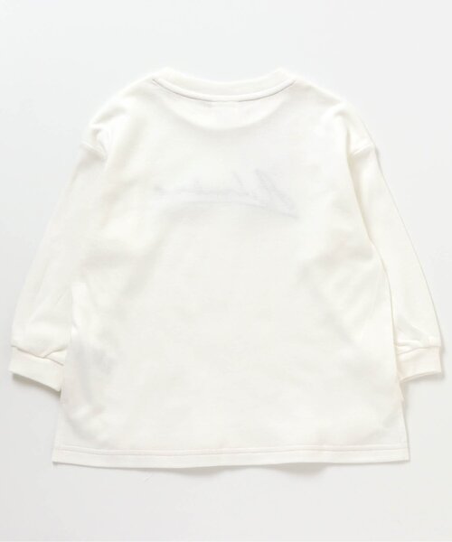 BREEZE（ブリーズ）の「2柄ロゴTシャツ（Tシャツ/カットソー・キッズ・チャコール/オフホワイト/ベージュ/マスタード・100/140/90/120/130/110/150）」の10枚目の写真