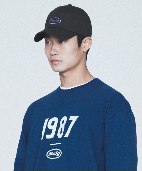 87mm（87mm）の「【87MM / Mmlg】MMLG BALL CAP / パルチルエムエム Mmlg ロゴ ベースボール キャップ（キャップ・レディース・ミント/チャコールグレー/ピンク/ベージュ/ブラック/マスタード/ネイビー・FREE）」の12枚目の写真