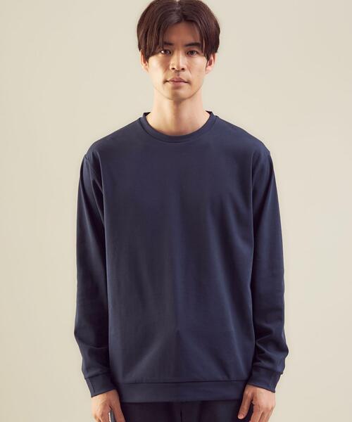 green label relaxing(グリーンレーベルリラクシング)の「<green label relaxing>ポンチ クルーネック カットソー(Tシャツ/カットソー・メンズ・ホワイト/ライトブルー/ネイビー・M/S/XL/L)」の9枚目の写真