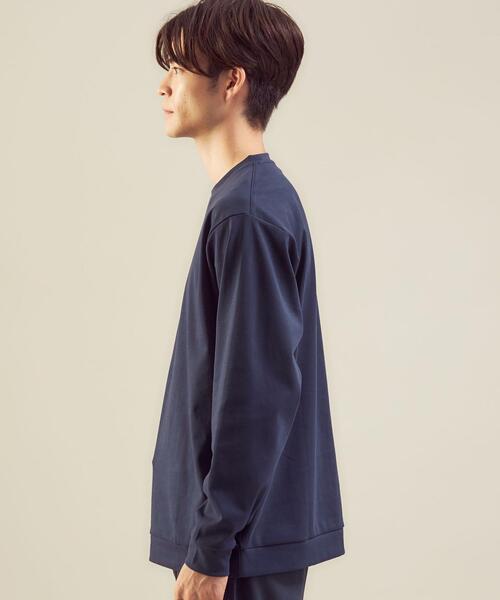 green label relaxing(グリーンレーベルリラクシング)の「<green label relaxing>ポンチ クルーネック カットソー(Tシャツ/カットソー・メンズ・ホワイト/ライトブルー/ネイビー・M/S/XL/L)」の8枚目の写真