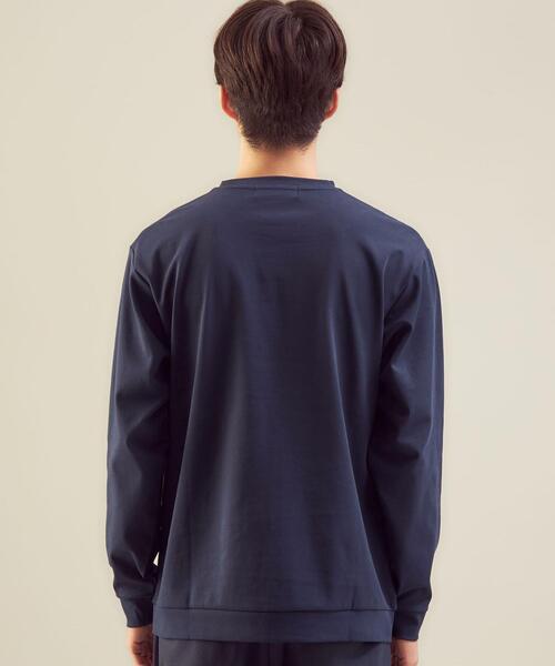 green label relaxing(グリーンレーベルリラクシング)の「<green label relaxing>ポンチ クルーネック カットソー(Tシャツ/カットソー・メンズ・ホワイト/ライトブルー/ネイビー・M/S/XL/L)」の11枚目の写真