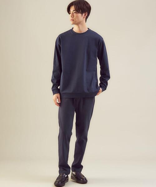 green label relaxing(グリーンレーベルリラクシング)の「<green label relaxing>ポンチ クルーネック カットソー(Tシャツ/カットソー・メンズ・ホワイト/ライトブルー/ネイビー・M/S/XL/L)」の5枚目の写真