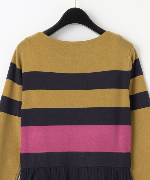 GRACE CONTINENTALグレースコンチネンタルボーダーニットワンピース ラメボーダーニットワンピース / GRACE CONTINENTAL | GRACE