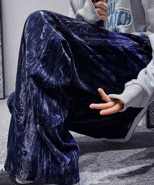 neos(ネオス)の「【neos -addictive design-】ルーズシルエット 杢調 ベロア プリーツ ワイドパンツ(その他パンツ・メンズ・ブラック/ネイビー/ブラウン・MEDIUM/LARGE/X-LARGE)」の22枚目の写真