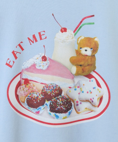 Candy Stripper（キャンディストリッパー）の「EAT ME SWEAT ワンピース（ワンピース・レディース・ライトブルー/アイボリー/ブラック・2）」の6枚目の写真