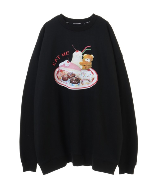 Candy Stripper（キャンディストリッパー）の「EAT ME SWEAT ワンピース（ワンピース・レディース・ライトブルー/アイボリー/ブラック・2）」の12枚目の写真