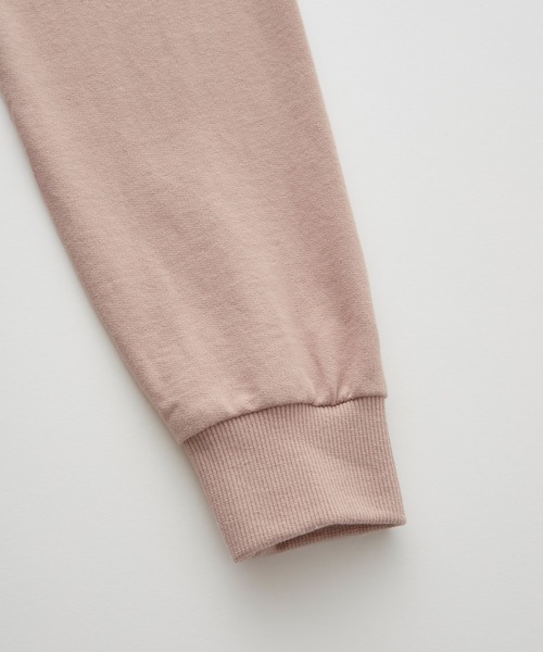 ＆yam（アンドヤム）の「ワッフルレイヤード風プレミアムスウェット（スウェット・キッズ・ブルー/グリーン/ピンク/オレンジ/ホワイト系・140-150cm/110-120cm/150-160cm/120-130cm/130-140cm）」の21枚目の写真